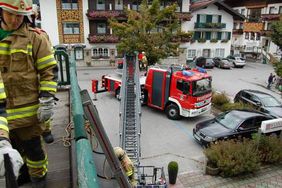 Löscheinsatz Feuerwehr Abtenau bei Küchenbrand