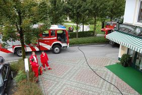 Löscheinsatz Feuerwehr Abtenau bei Küchenbrand