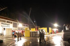 Brandübung Zug 1 Feuerwehr Abtenau - Fa. Pointinger