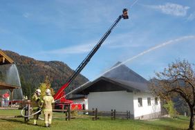 Einsatzübung der Freiwilligen Feuerwehr Abtenau