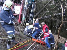 Bergung LKW-Lenker
