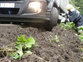 LKW-Bergung Lammerweg durch FF Abtenau