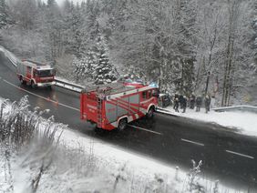 Wintereinsatz der Freiwilligen Feuerwehr Abtenau