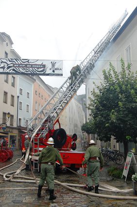 Drehleiter der FF Hallein mit einer Länge von 25m