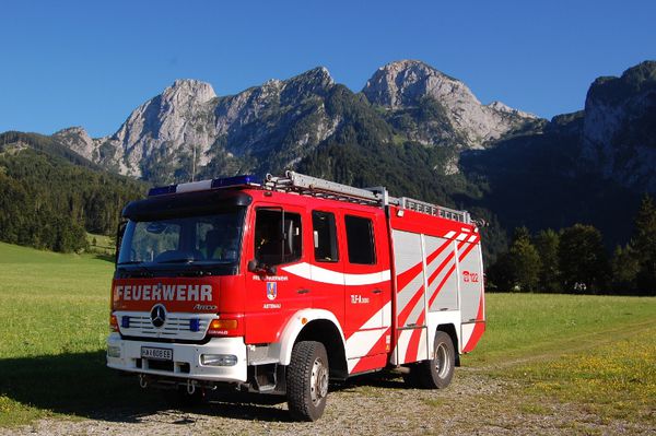 Tanklöschfahrzeug der Feuerwehr Abtenau