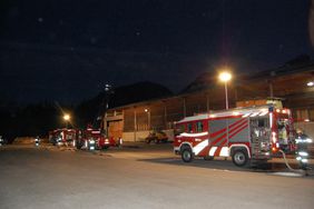 Feuerwehrübung bei Fa. Weinberger Holz Abtenau