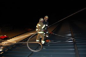 Feuerwehrübung bei Fa. Weinberger Holz Abtenau