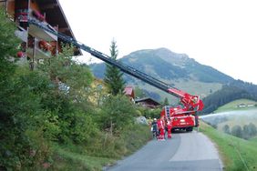 Feuerwehrübung Russbach der FF Abtenau