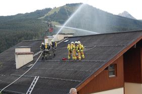 Feuerwehrübung Russbach der FF Abtenau