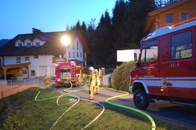 Feuerwehrübung Russbach der FF Abtenau