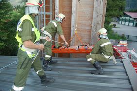 FF Abtenau - technische Übung mit Rettung