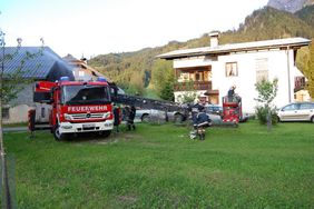 Feuerwehrübung landwirtschaftliches Objekt Abtenau