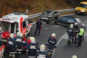 Feuerwehreinsatz Verkehrsunfall Voglauberg