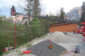 Verkehrsunfallsübung der Freiwilligen Feuerwehr Abtenau