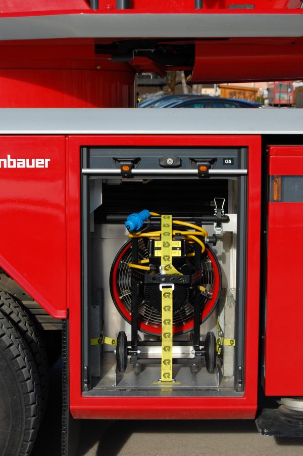 Geräteraum 5 Drehleiter der Feuerwehr Abtenau